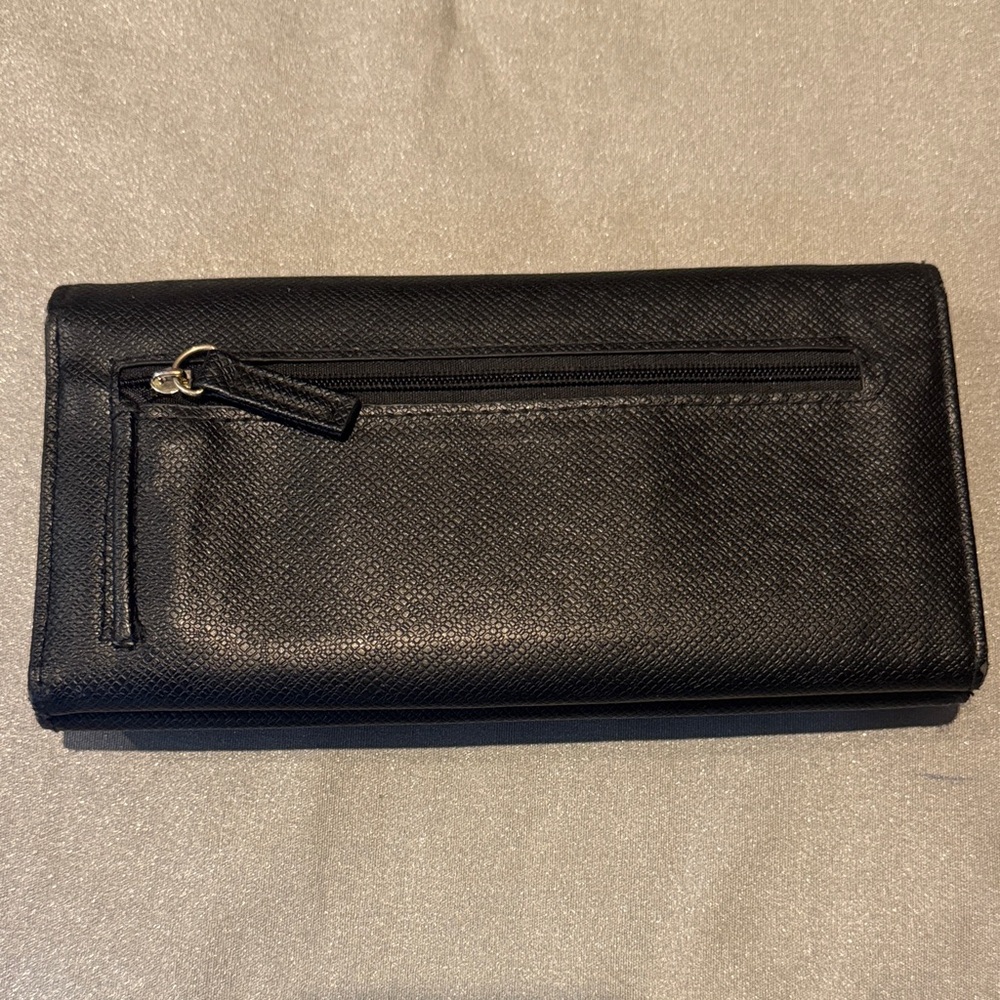 Tahari Black Clutch with Gold Accent - Picture 2 of 6